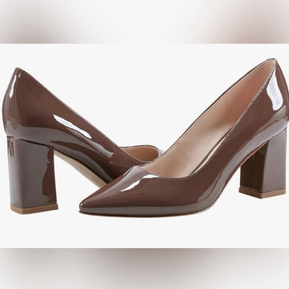 Marc Fisher Caitlin Slip-On Block‎ Heel Pumps D17